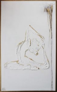 Yoga Girl 2 Original Artwork by Adriana Elena