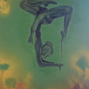 Yoga Girl 3 Original Artwork by Adriana Elena