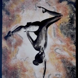 Yoga Girl 4 Original Artwork by Adriana Elena